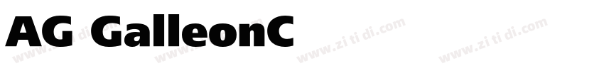 AG GalleonC字体转换